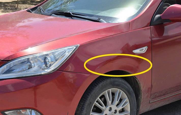 翼子板露底漆可以不修嗎