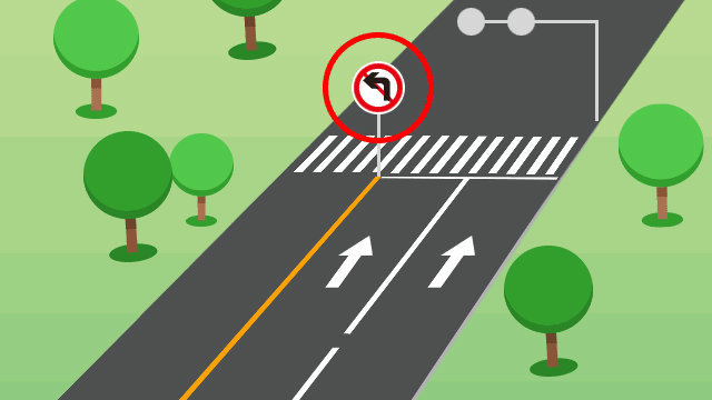 地標線和指示牌不一致怎么走