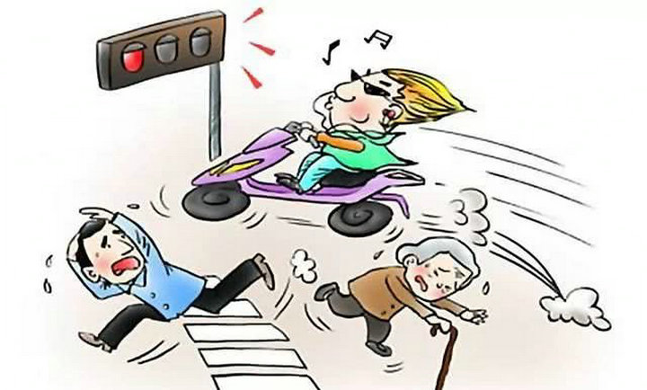 摩托車(chē)闖紅燈被拍幾率大嗎