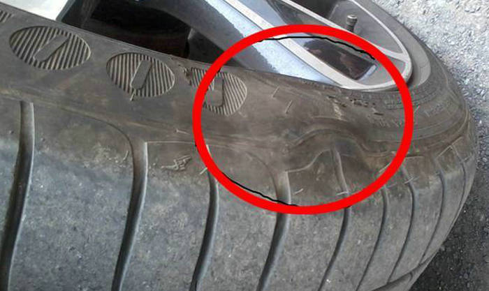 輪胎側(cè)面鼓包還能修復(fù)嗎