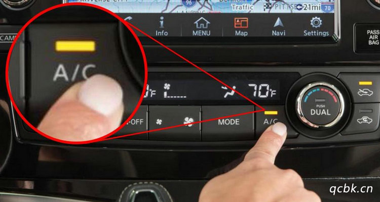 車里空調制冷怎么開啟