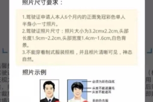 駕駛證照片可以自帶嗎、有什么要求 可以自行攜帶 符合相關(guān)尺寸