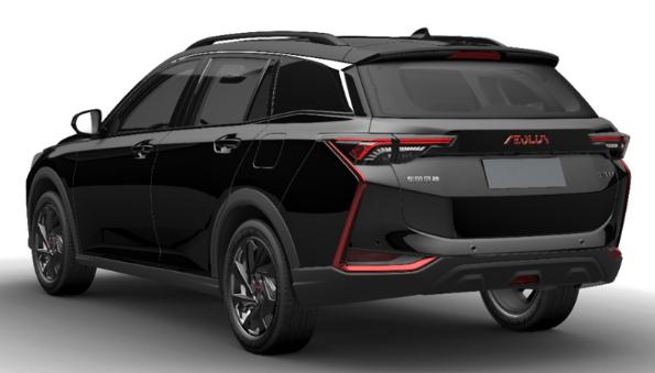 奕炫GS黑武士版，紅色“AEOLUS”LOGO標識成為亮點