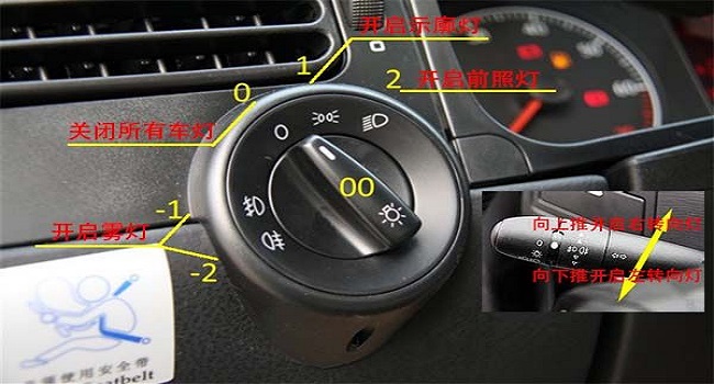 科目三燈光考試口訣表，記住口訣操作就簡單了