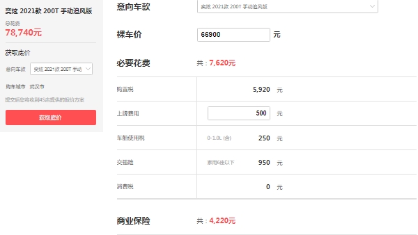 東風(fēng)奕炫2021款多少錢，市場最低報價6萬起