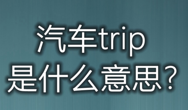 汽車儀表盤上trip是什么意思 小計里程清零按鍵（使用效果比較好）