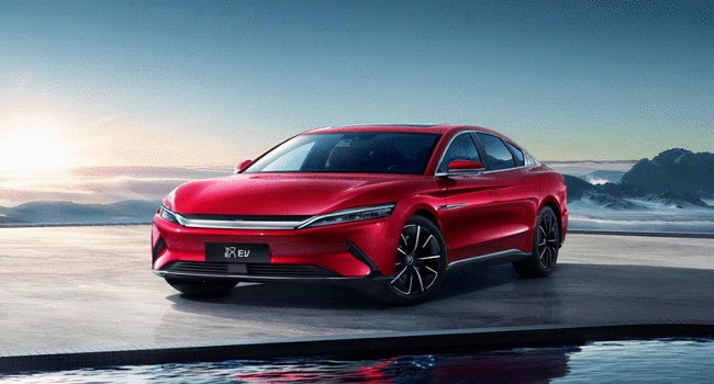 比亞迪漢EV純電動2022款落地價，27.9萬元續(xù)航610公里