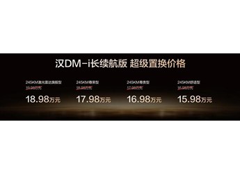 越級進(jìn)享！比亞迪漢長續(xù)航版上市，補(bǔ)貼后售價(jià)15.98萬～20.58萬元 封面圖