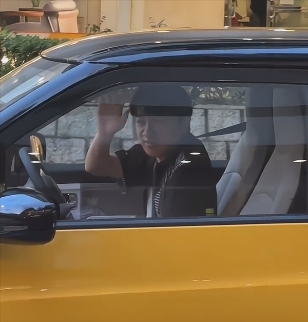 香港街頭偶遇“剁椒魚(yú)頭”：開(kāi)車(chē)的竟是王祖藍(lán)