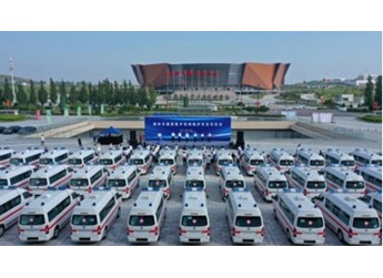 119輛風景G7救護車交付榆林丨加速基層醫(yī)療衛(wèi)生裝備升級，護航生命通道