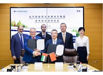 極狐汽車登陸阿聯(lián)酋，北汽藍(lán)谷亮出國際化藍(lán)圖 封面圖